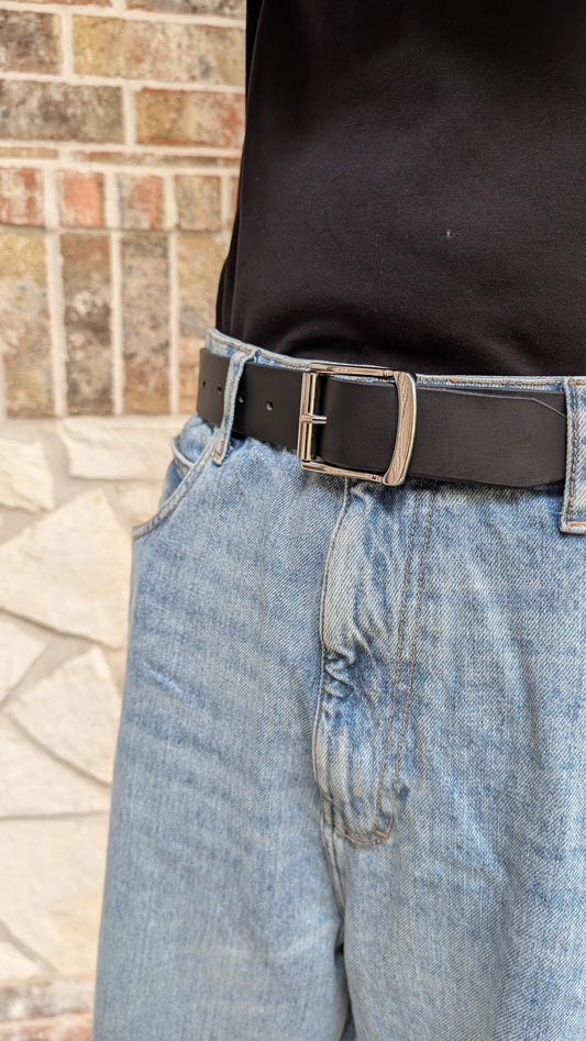 Dunham Roller Buckle belt - Black