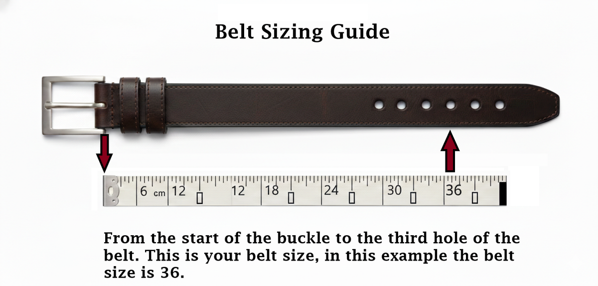 Statement Buckle Leather Belt - Black With Nickle