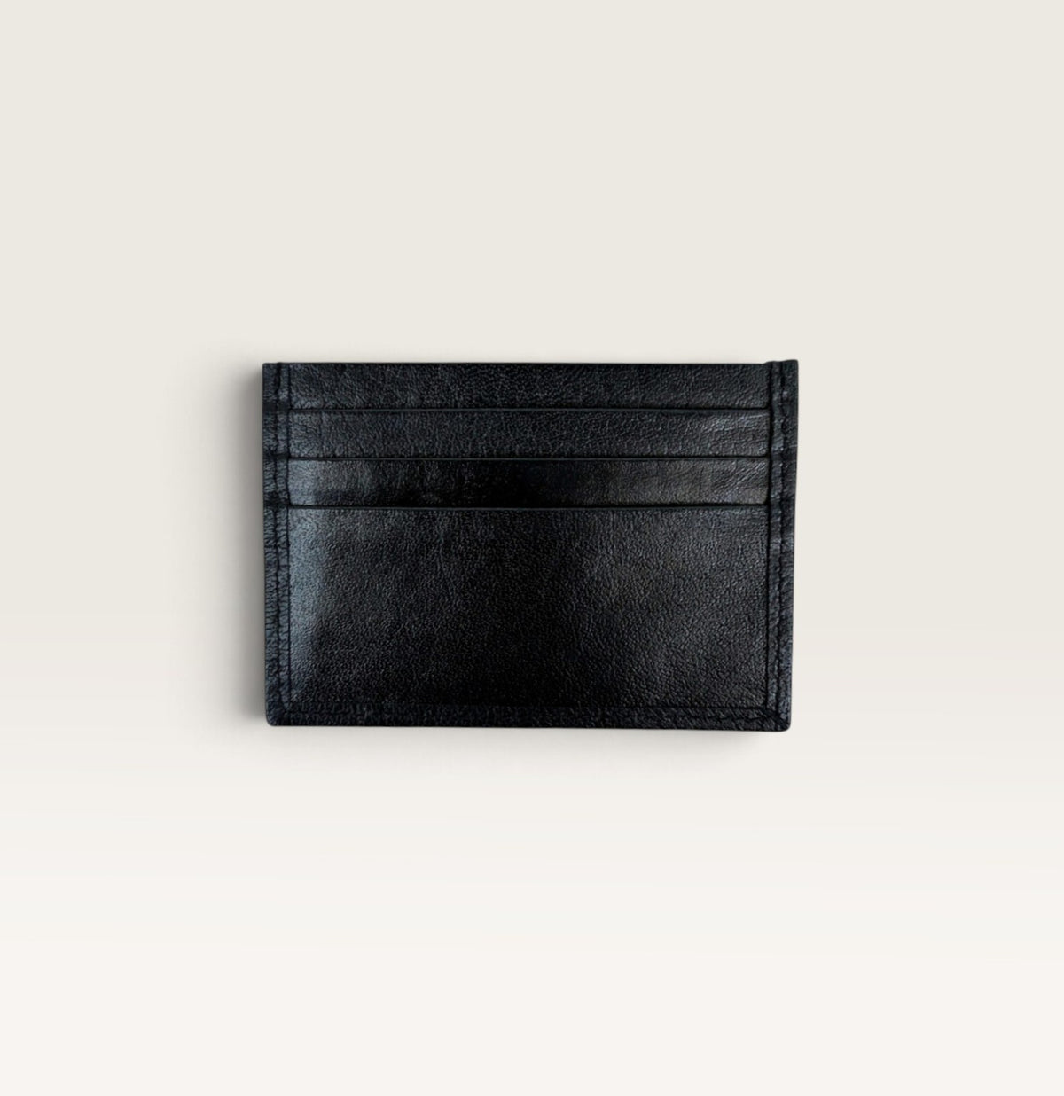 Leather Card Holder - Black
