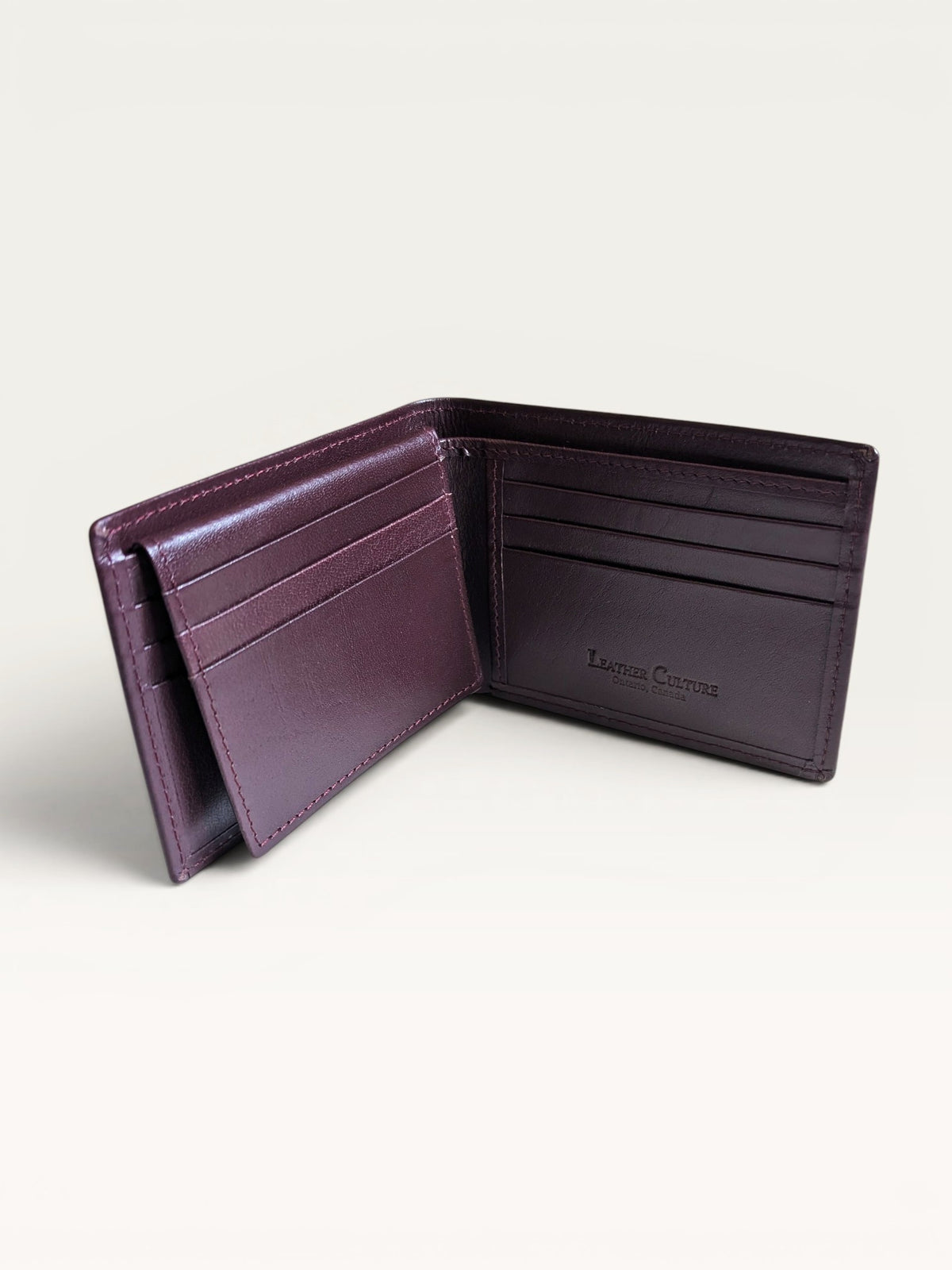 Bi- Fold Multi Card Slot Wallet - Brown