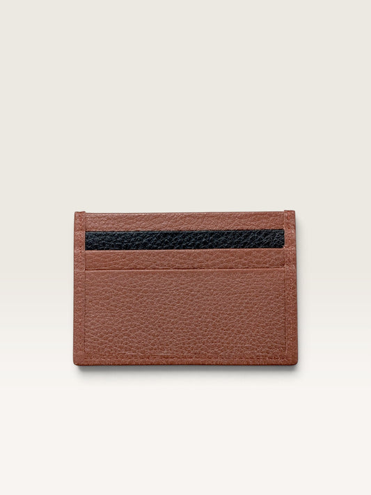 Leather Card Holder - Dark Woods