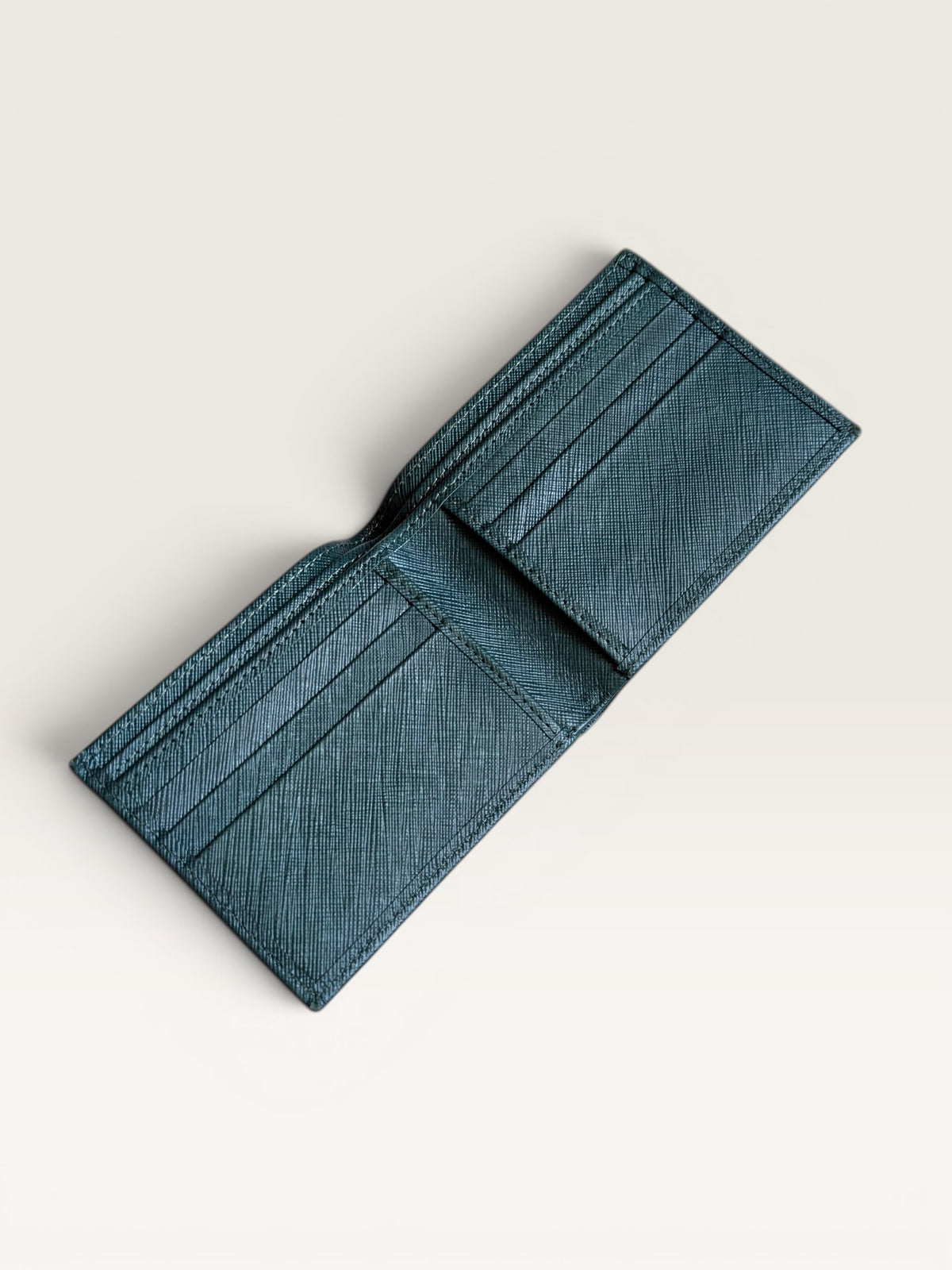 Saffiano Leather Wallet - Black