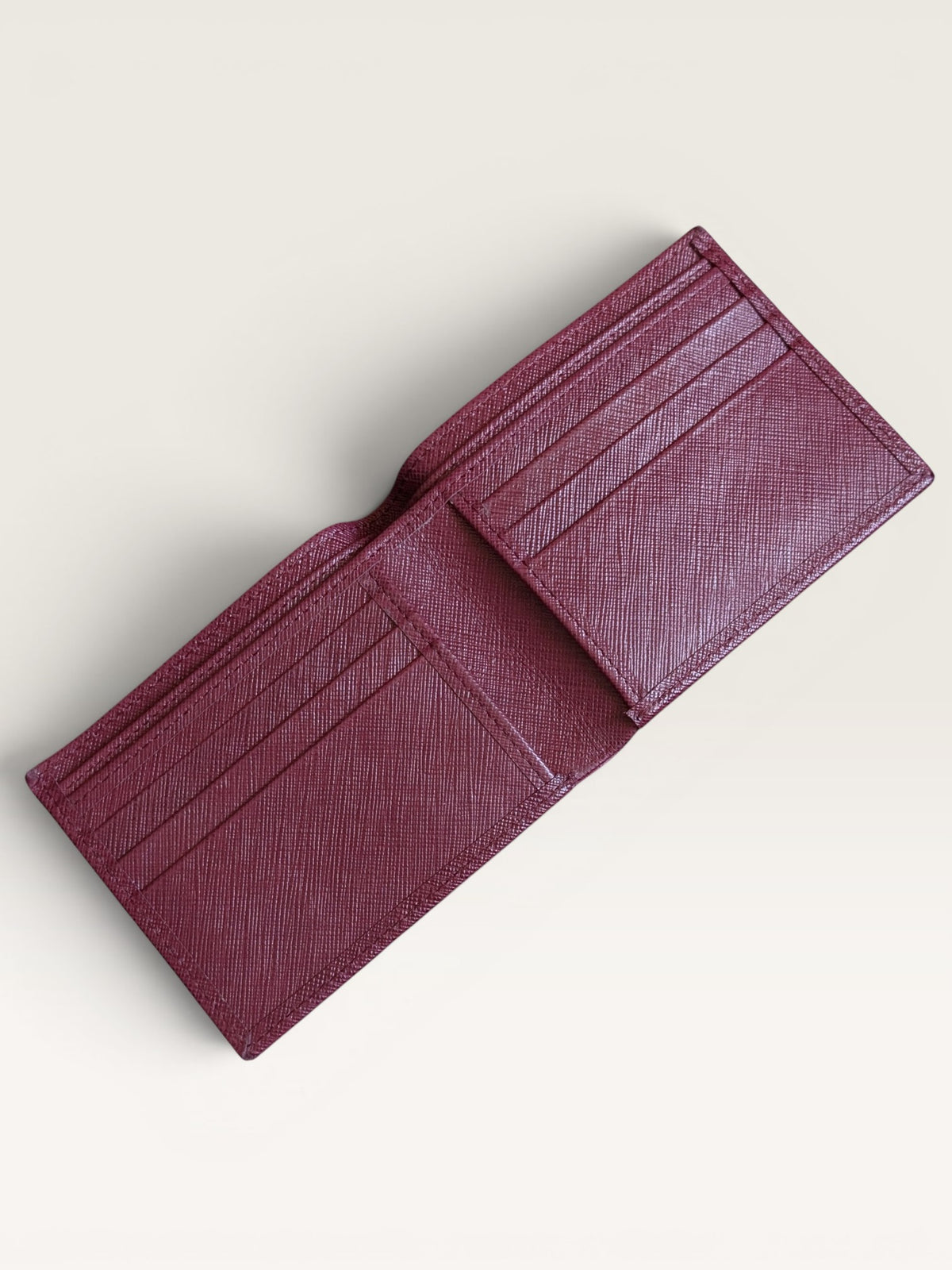 Saffiano Leather Wallet - Black