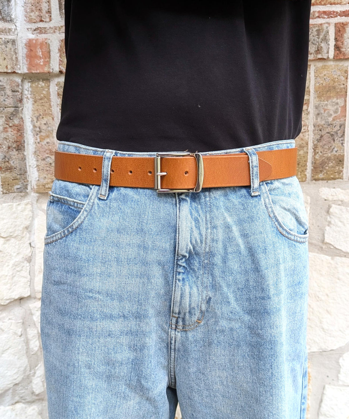 Dunham Roller Buckle belt - Espresso Brown