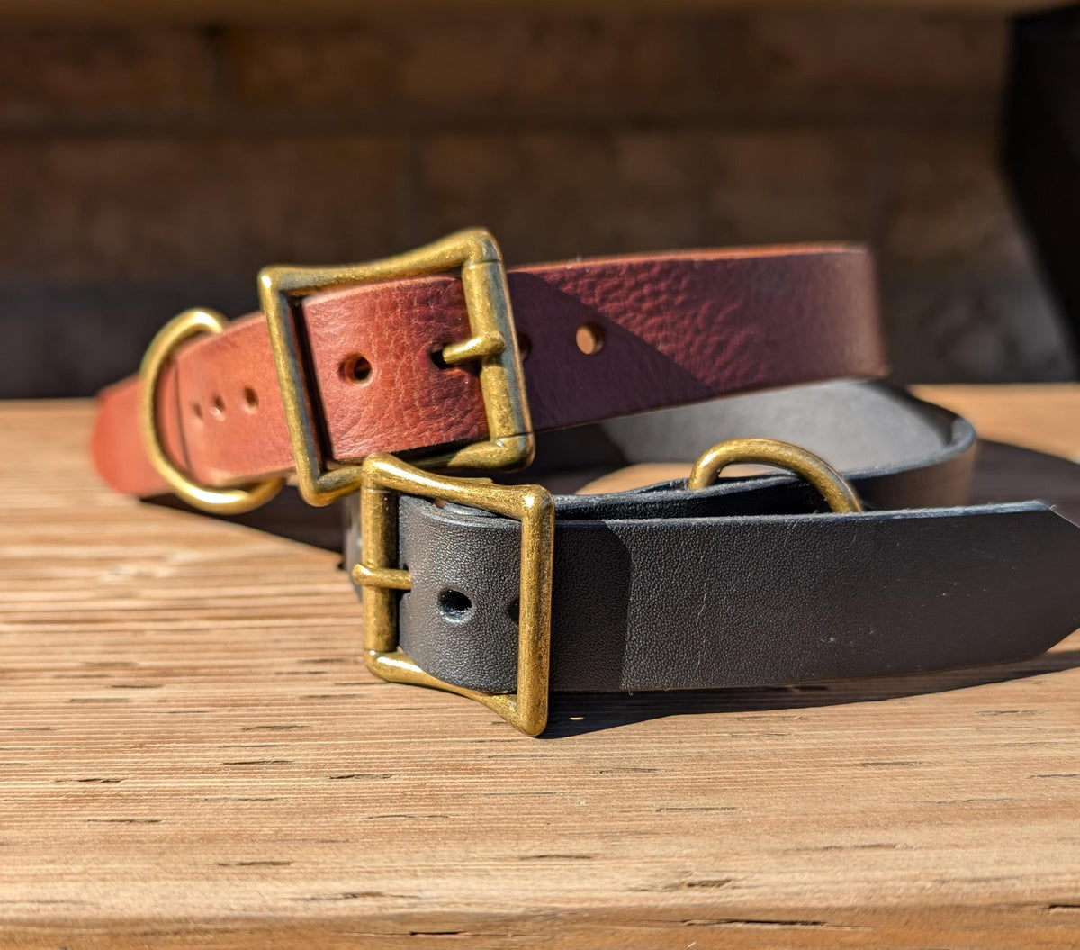 Dog Collar- Black With Nickle
