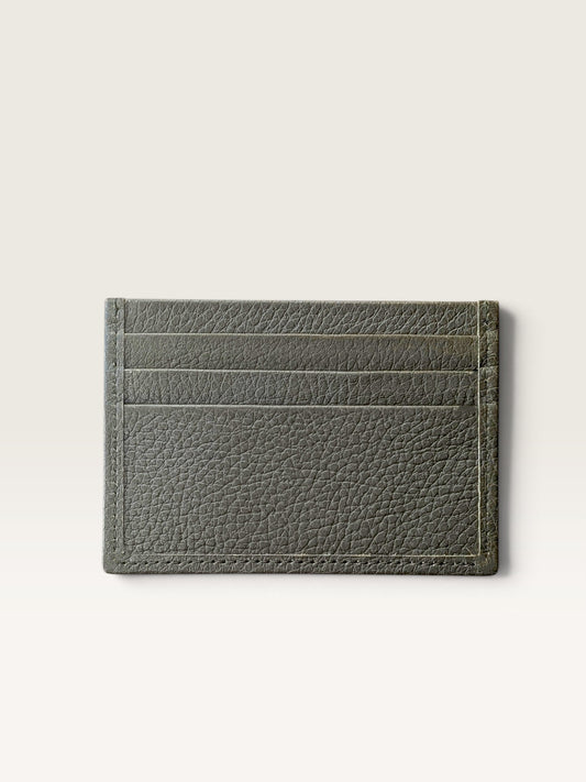 Leather Card Holder - Green