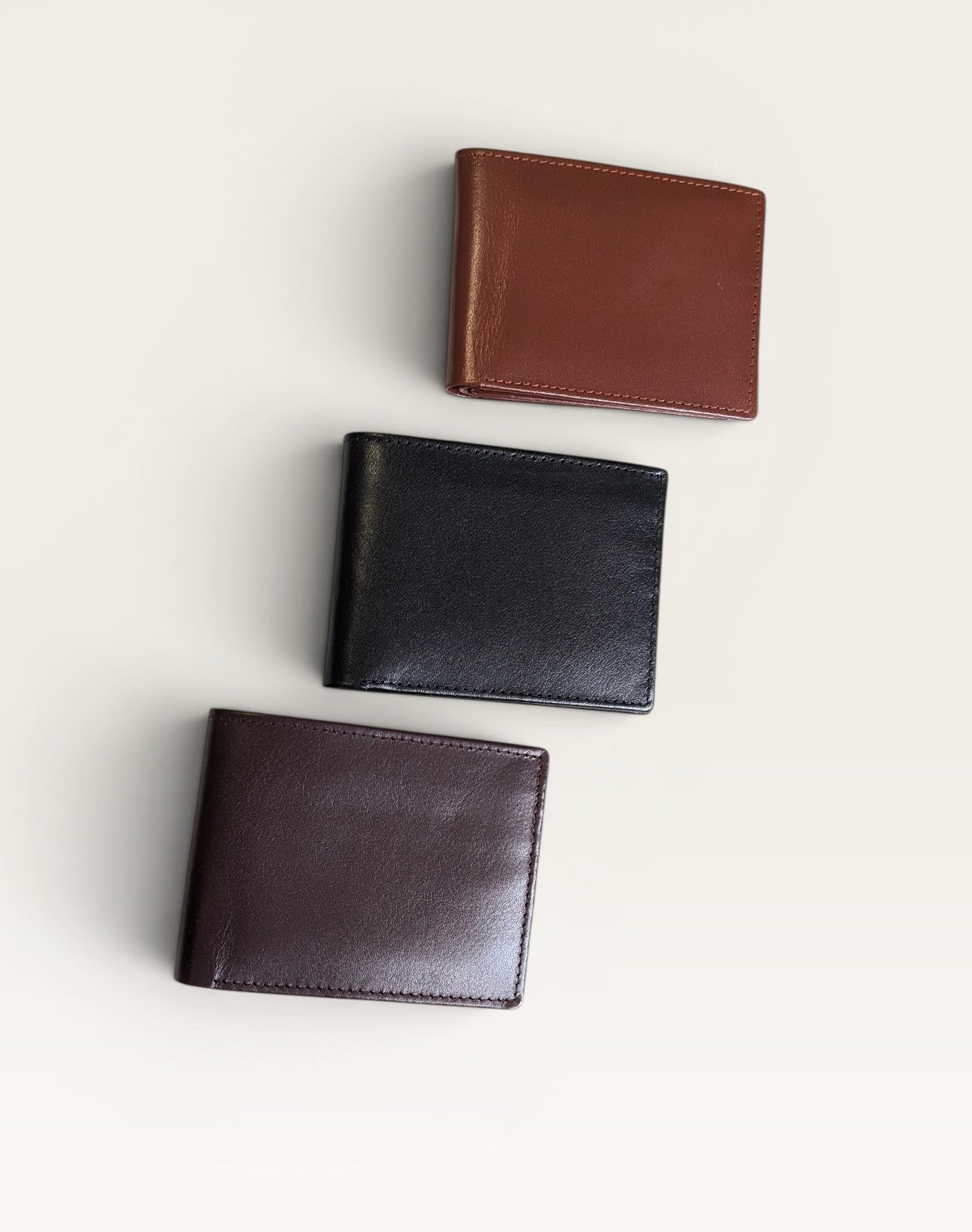 Bi- Fold Multi Card Slot Wallet - Brown