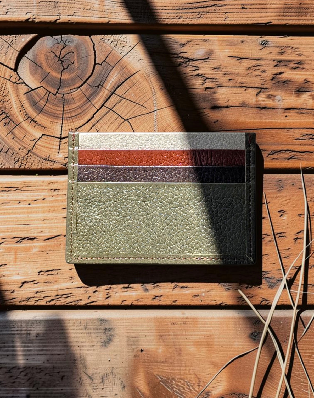 Leather Card Holder - Panda
