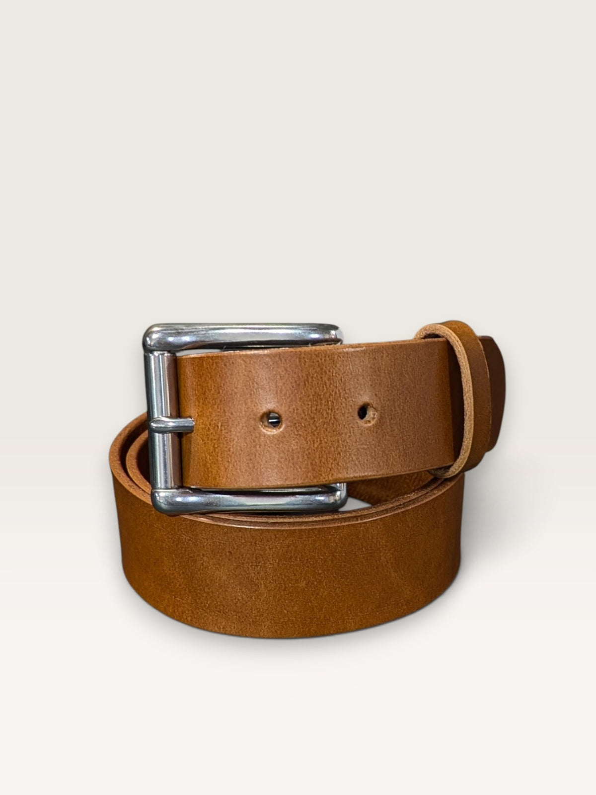 Stainless Steel Roller Buckle Belt - Black